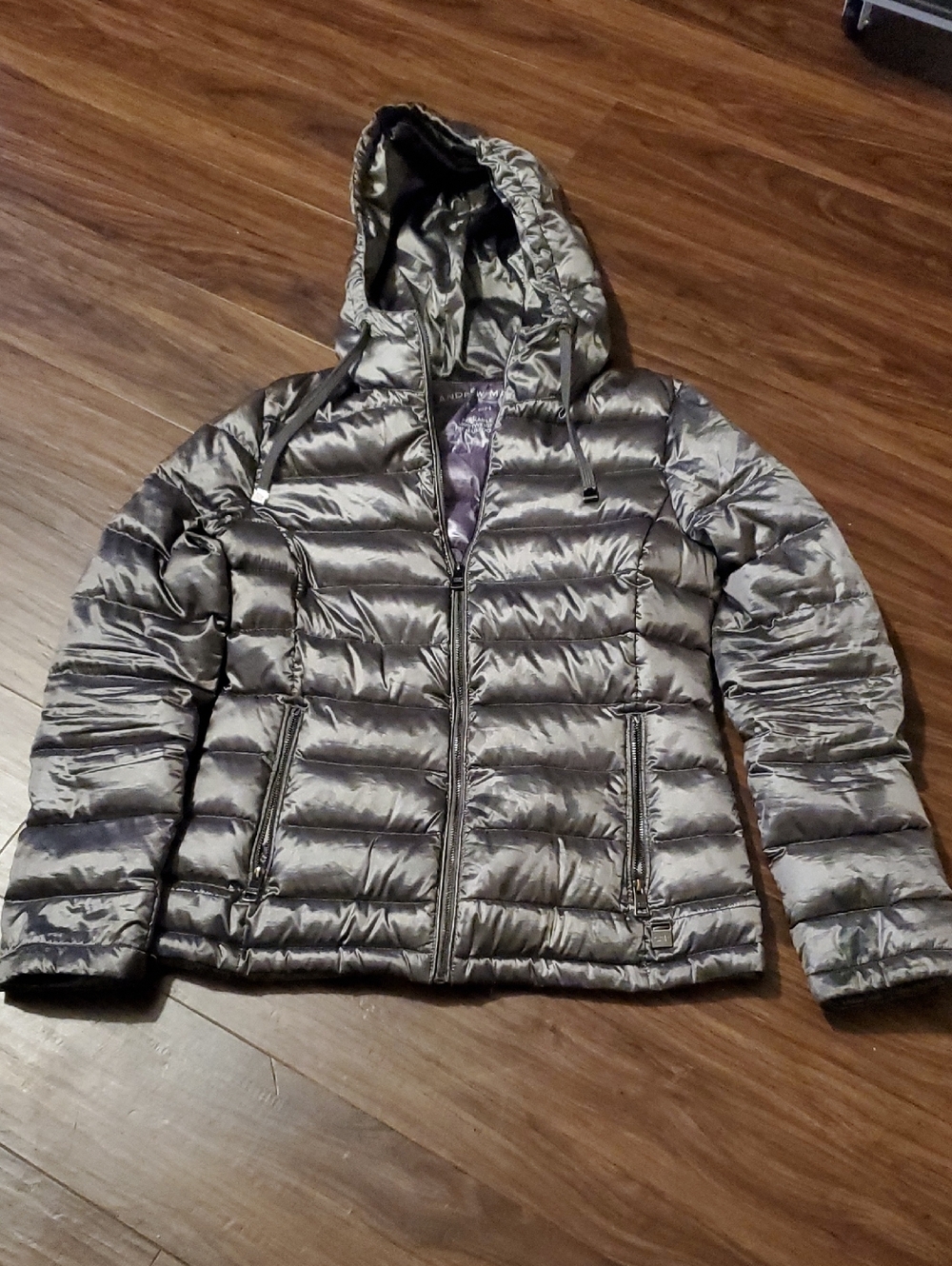 Andrew Marc Premium Down Shimmery Packable Down Jacket